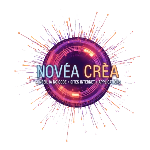 Logo NOVÉO CRÉA — Conseil IA No Code, Sites Internet, Applications